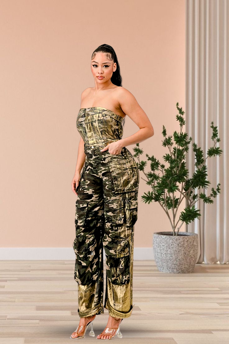 Army Girl Jumpsuit